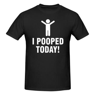 1 Piece Yeah Funny Graphic 100 Cotton Tshirt I Pooped Today Tops Tees For Unisex