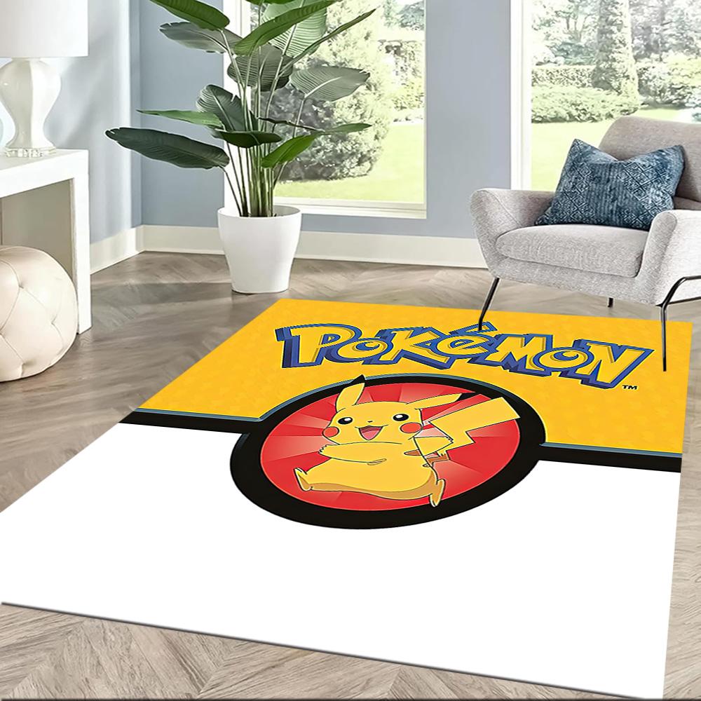 Pikachu Minimalist Artwork Square rugs are a great choice for living rooms, bedrooms, home décor, and as gifts.