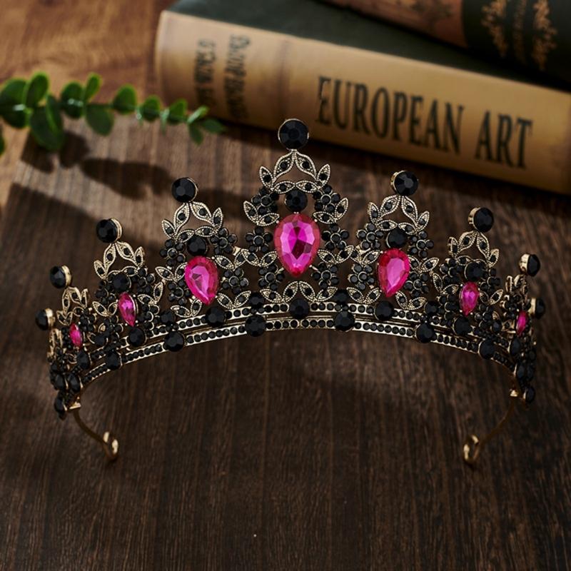 Hochzeit Haar Tiara Kristall Brautkrone Kopfschmuck Modisches Haarband Stirnband Haarschmuck Kopfschmuck Geschenk