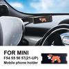 Aluminum Alloy ABS 360°Rotation Interior Accessories Car Mobile Phone Holder For BMW Mini Cooper F54 F55 F56 F57 High Quality
