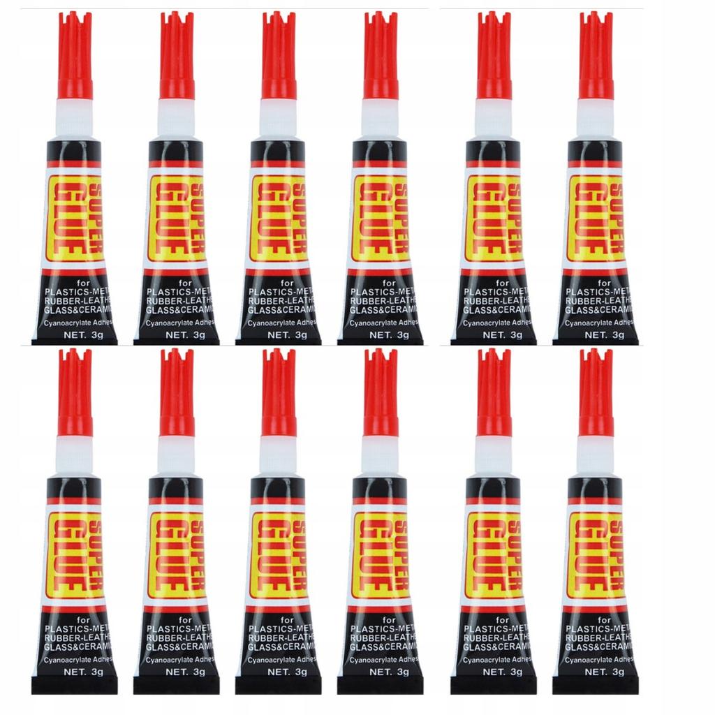 DO36 SUPER GLUE SUPER STRONG 12 PCS IN SET