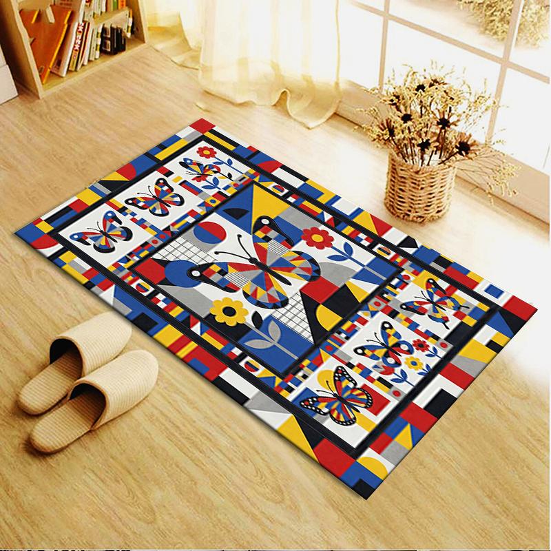 2025 New Modern Butterfly Carpet Rug for Living Room Bedroom Home Sofa Decoration,Kids play Non-slip Floor Mat73