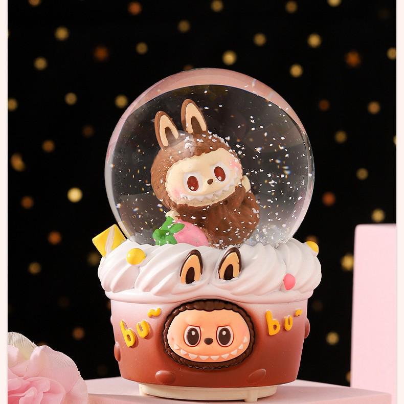 Christmas Fantasy Crystal Ball Music Box - Princess Ornament Gift for Girls' Birthdays