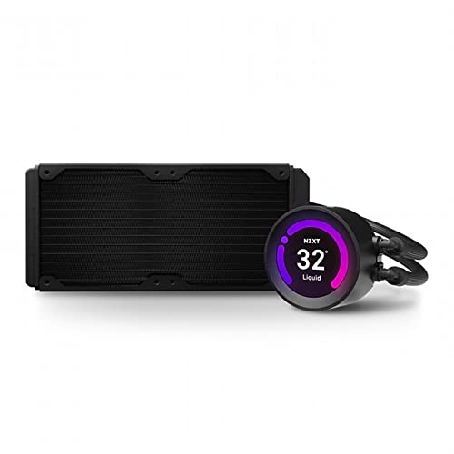 NZXT KRAKEN Z Series Water Cooling CPU Cooler Equipped with 2 12cm Fans with 2 120mm KRAKEN [Z53 RGB] RL-KRZ53-R1 [Equipped Fans]
