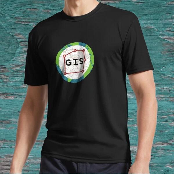 New GIS logo Active T-Shirt Logo American T-Shirt Funny Size S to 5XL 2XL