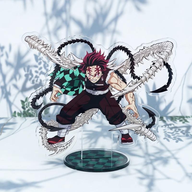 Demon Slayer Kimetsu No Yaiba Tanjiro Kamado Large Acrylic Stand Figure Character Desktop Decoration Collectible For Anime Fans