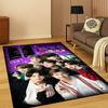 Fashion B-BTS Kpop Soft Area Rug for Bedroom Living Room Sofa,Non-Slip Carpet for Kids,Cozy Floor Mat Doormat Home Decor