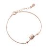 Rosegoldenes Armband für Damen - Serie 'Kleine Taille': Hochwertiger modischer Schmuck, Exquisites Nischen-Design, Perfektes Weihnachtsgeschenk