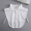 Vintage Classic Chiffon Blouse False Collar Shirt Fake Collar Lapel Clothes Accessories