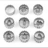 9 piece Christmas Stainless Steel Cookie Mold, Food-grade Baking Utensil Set, Suitable for Party Baking DIY Pastry Desserts