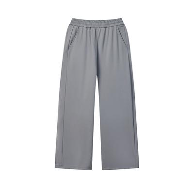 Heritage Classic Versatile Comfortable Casual Pants Women Bottoms Cloudy-Gray F11W628603FDY