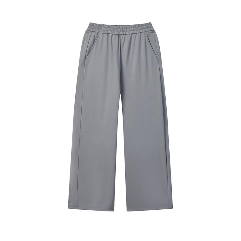 FILA Heritage Classic Versatile Comfortable Casual Pants Women bottoms Cloudy-Gray F11W628603FDY S