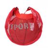 1pcs Adjustable Basketball Mesh Bag Mesh Fabric Single Shoulder Crossbody Ball Bag Zipper Pocket Handbag