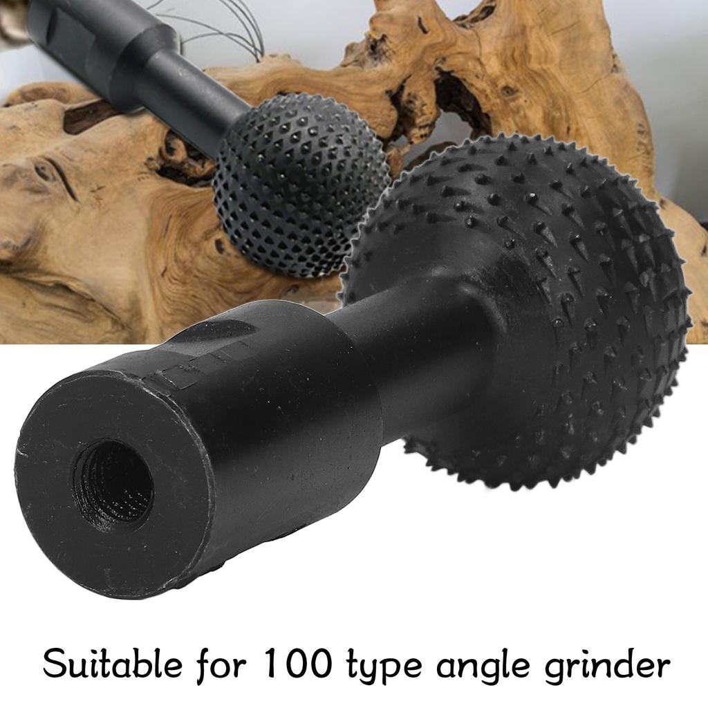 Spherical Wood Carving Burr Wear Resistant 10mm Woodworking   File for 100 Angle Grinder