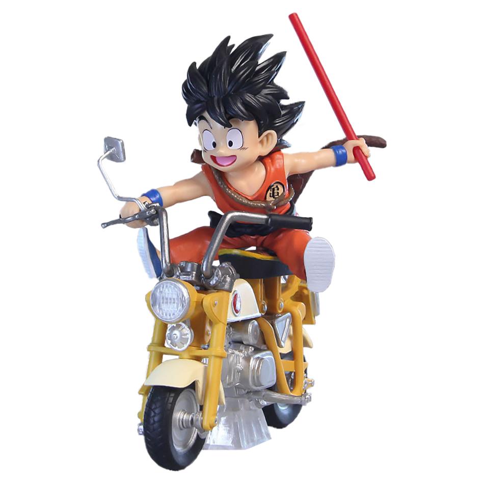 

Dragon Ball Z 13cm Anime Figure Son Goku Master Roshi Locomotives PVC Action Kame Sennin Motorcycle Playthings designed for Children Collector