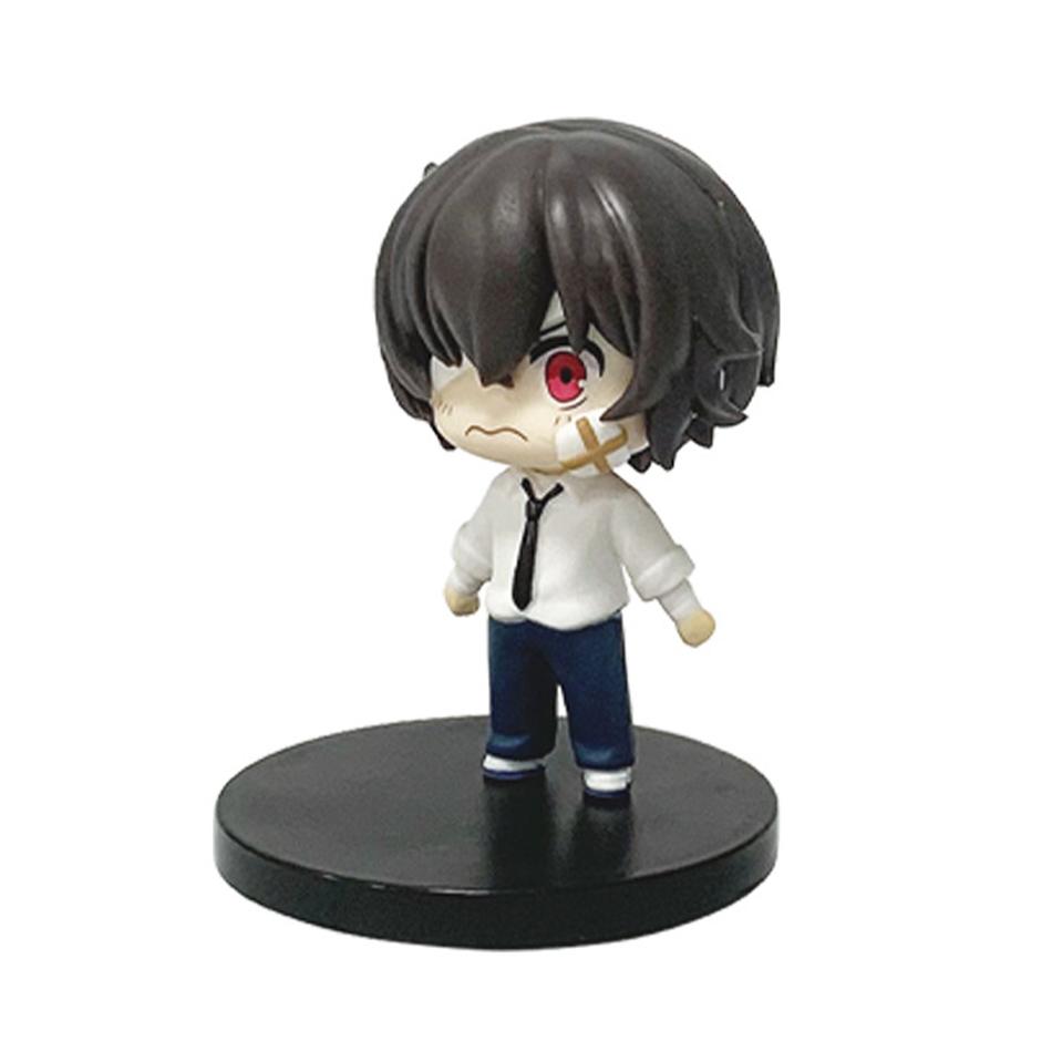7cm Bungou Stray Dogs Anime Figure Kawaii Dazai Osamu Action Figure Cute Nakahara Chuuya Figurine PVC Collection Model Doll Toy