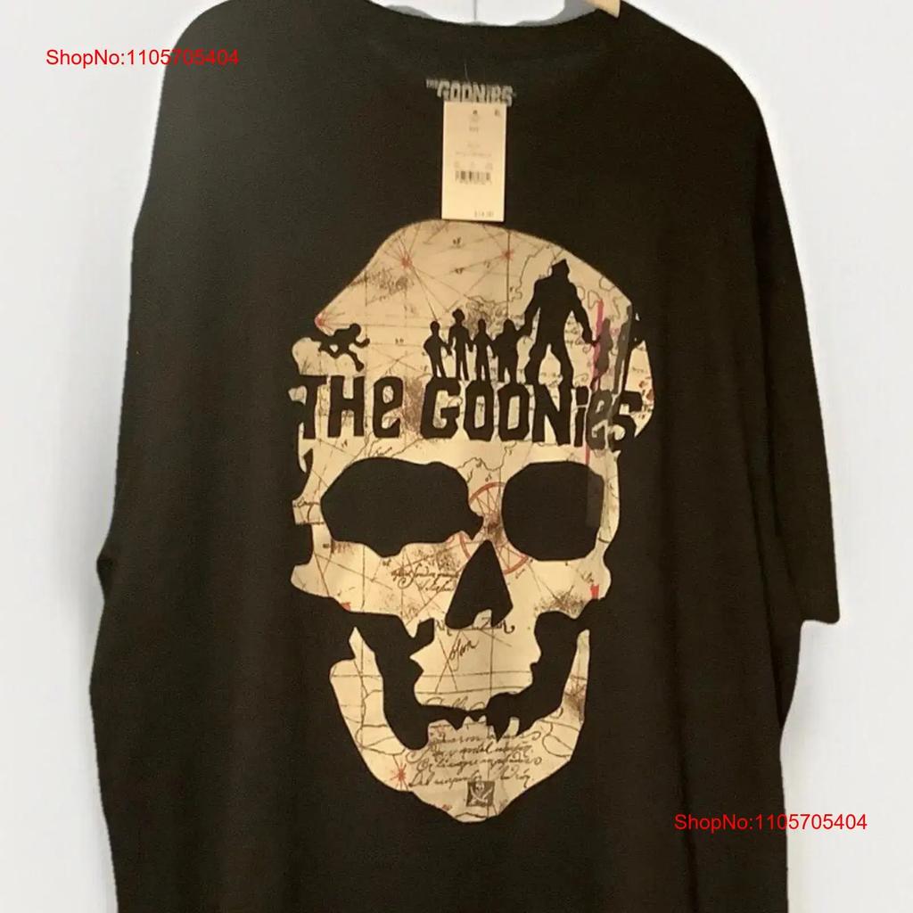 Goonies Totenkopf T-Shirt Schwarz Unisex S Xxl 2 Xl Neu Mit Etikett Vintage Streetwear Leicht Gedehnt