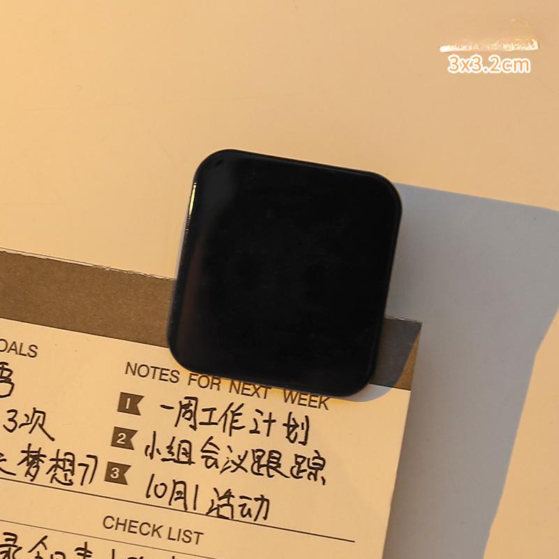 

Прозрачный треугольный зажим для книг, угловой зажим, маленький зажим для билетов, цветной треугольный пластиковый зажим для канцелярских принадлежностей solid/square clip чёрный