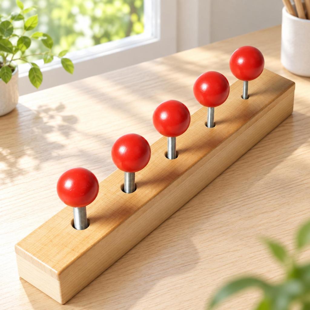 Educational Screw Board Screen-without-Screen Fine Motor Skill Toy
