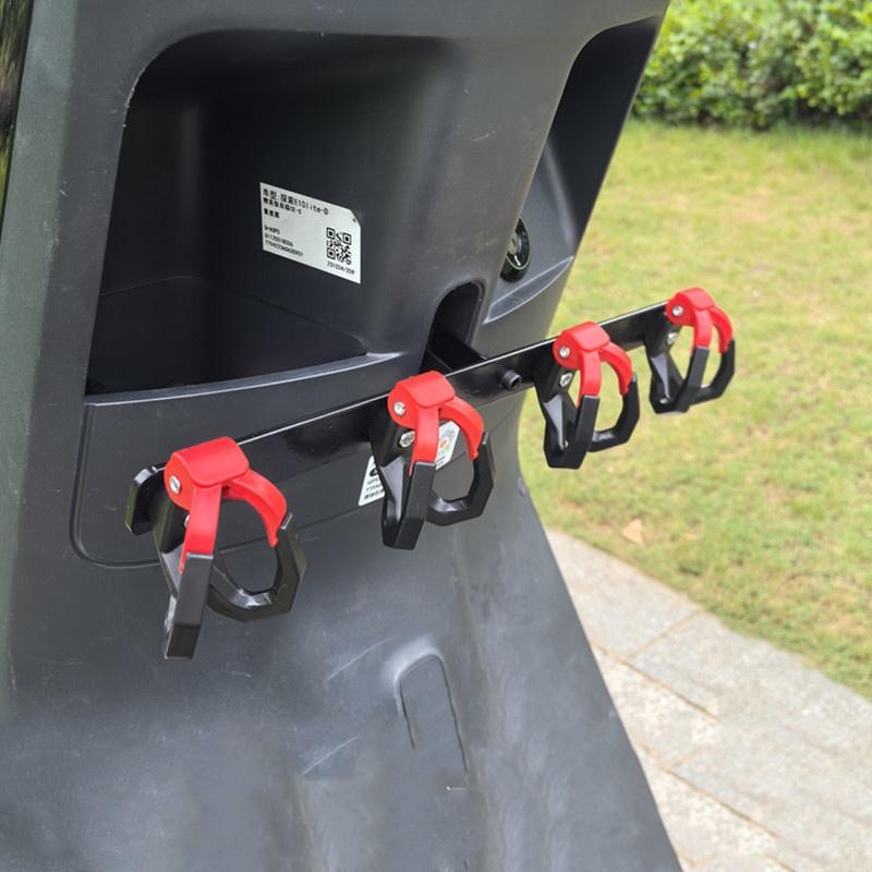 

New Motorcycle Double Hook Luggage Bag Hanger No Drilling Required Front Bumper Hook Modified Hook E-Bike Motor Accessories