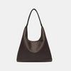 Vintage Commuter Tote Bag 2025 Super Popular PU Woven Soft Leather Shoulder Bag Large Capacity Commuter Underarm Bag for Women