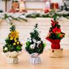 20CM Artificial Christmas Tree Ornaments Christmas Decorations Children DIY Handicraft Home Bedroom Festival New Year Gift Decor