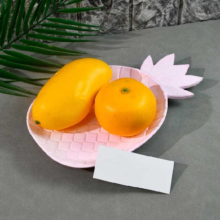 Cute Pineapple Molded Jewelry Stand Safe Non Toxic Material Multifunction Jewelry Dish Suitable For Daily Use