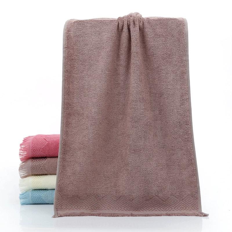 Custom Logo Lint-Free Bamboo Fiber Jacquard Washcloth - Soft, Absorbent, Embroidered Towel