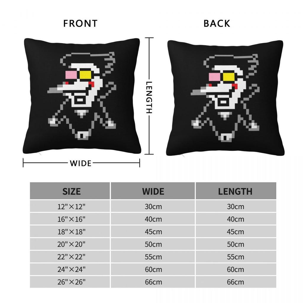Deltarune Chapter 2 Spamto Square Pillowcase Pillow Cover Cushion Throw Pillow for Home Sofa Living Room