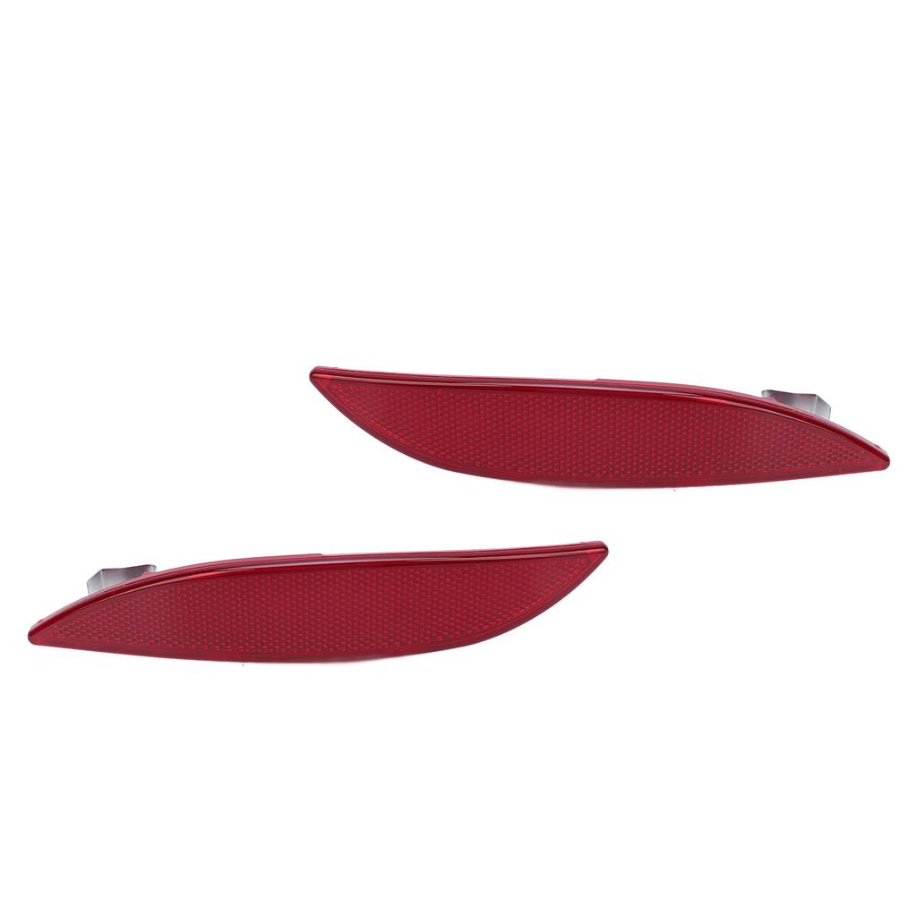 Rear Bumper Reflector Lens Promote Driving Safety Red Back Bumper Trim Reflector for MEGANE MK3 2008