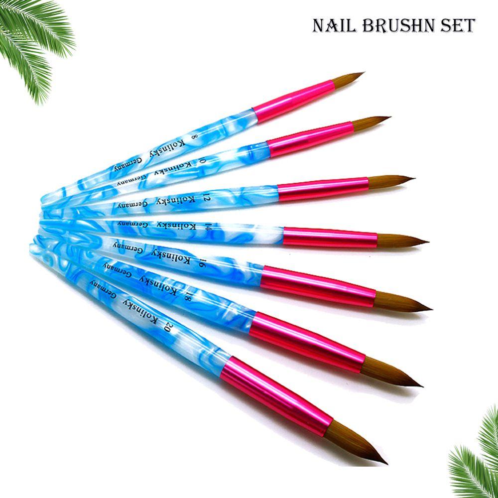 

1PC Fashion UV Gel Builder Nail Art DIY Pen Sable Nail Painting Brush Carving Manicure
