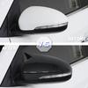 Pair Ox Horn Rearview Side Glass Mirror Cover Trim Frame Side Mirror Caps for Hyundai Tucson 2015-2020 Auto Accessories