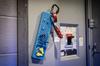 Boltster Magnetic Parts Keeper, Silicone Bit and Bolt Holder, for Maintenance and Repair Work, with Carabiner, Red, BTS-100004R