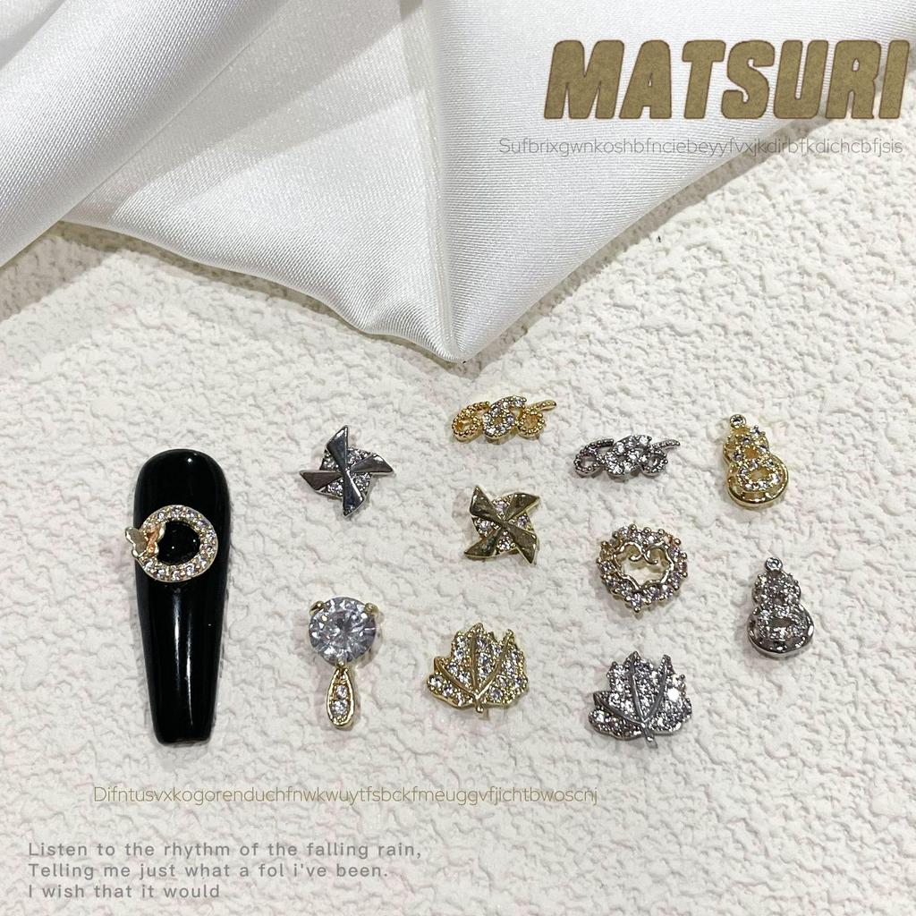 Celebrity Alloy Light Luxury Sparkling Zircon Nail Art Jewelry – DIY Micro-Inlaid Versatile Nail Accessories
