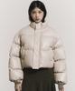 Nick&Nicole Premium Faux Leather Crop Padding_Cream