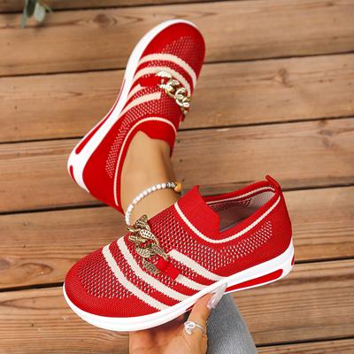 Fashion Women Sneakers Mesh Breathable Slip On Flat Shoes for Woman Casual Walking Sneakers Women Comfortable Vulcanize Shoes Ladies