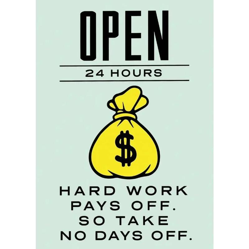 

Motivational Quotes Poster HD Prints Time Is Money Hustle In Silence Canvas Painting Wall Pictures For Living Room Home Decor 21cm×30cm NoFrame