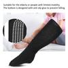 1 Paar Extra Weite Diabetikersocken Gute Elastizität Anti-Rutsch-Sohle Weiche Baumwolle Schwarz Weite Diabetikersocken für Geschwollene Füße
