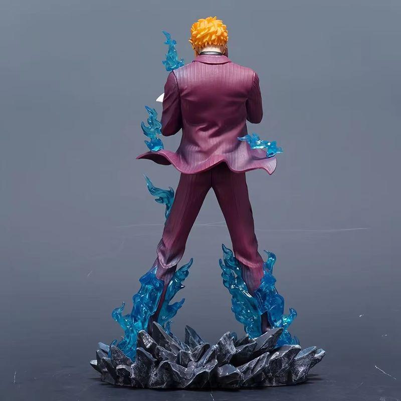 25cm Anime One Piece Sanji Action Figures Smoking Devil Foot PVC GK Statue Model Collection Room Decoration Toys Surprise Gifts
