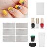 Nail Stamping Plate Set Nail Art Scraper Stamper Manicure Image Template Stencil