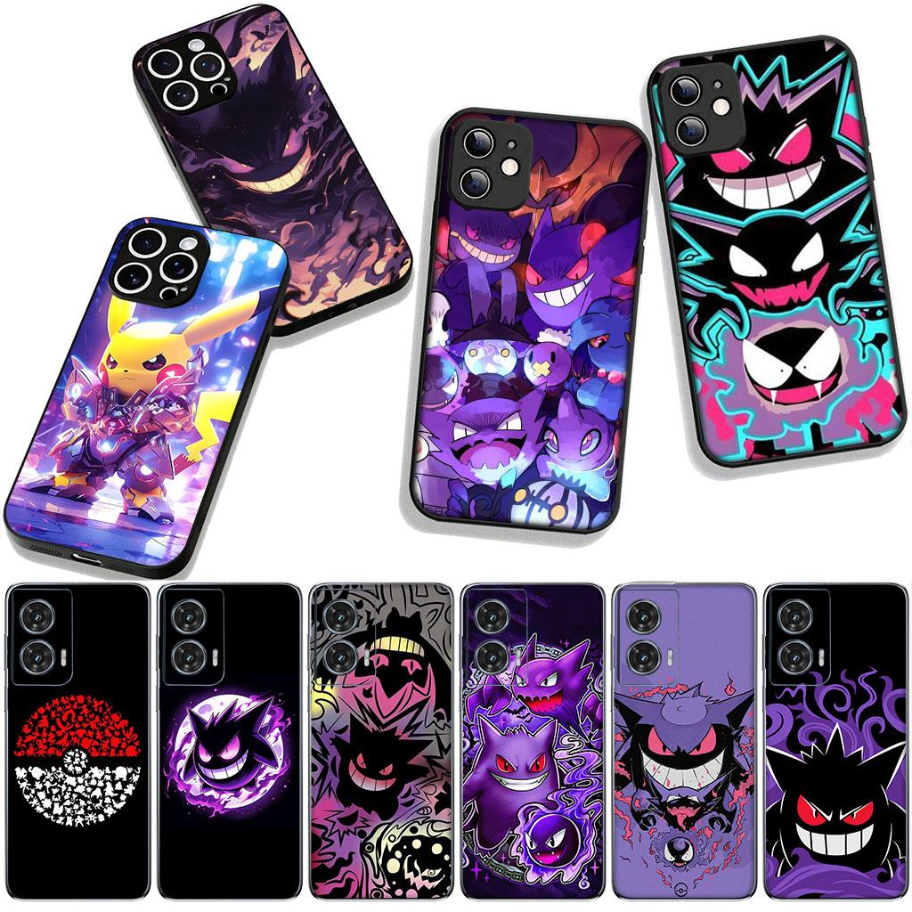 for Motorola Moto Edge 70 60 Fusion 40 NEO 20 Pro G Stylus G56 G96 G71 G73 G52 G41 G42 G51 Case P-Pikachus GO Gengar P-Pokemons
