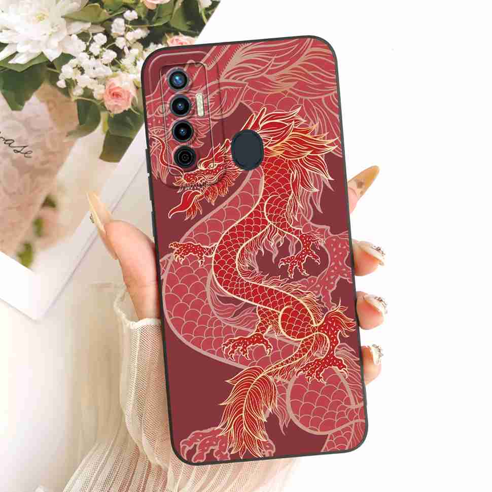 For Tecno Camon 17 CG6 CG6j Case Fashion Cute Cartoon Print Silicone Back Cover For Tecno camon 17 Bumper Phone Cases Fundas