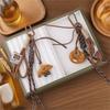 Braided Rope Alkali Water Bread Bag Pendant Handmade Imitation Bread Cartoon Hanging Ornament Keychain Pendant