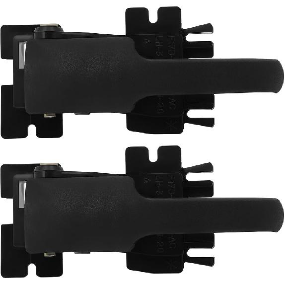LUJUNTEC Interior Door Handles Driver Side Replacement for 1995-2001 for Ford Explorer 1997-2001 for Mercury Mountaineer Texture Black(2pcs)