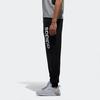 Adidas Neo Logo Print Fleece-Lined Warm Jogger Sweatpants Men Bottoms Black CV9327