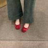 Elegant Flat Shoes Single Shoes Women's Shoes Soft-soled Ballet Shoes