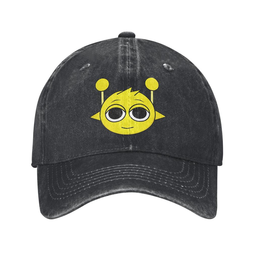 Sprunkis Cartoon Unisex Style Baseball Caps  Distressed Cotton Hats Cap Vintage Outdoor Activities Gift Snapback Cap