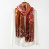 Winter wool scarf women's long thermal scarf shawl dual-purpose