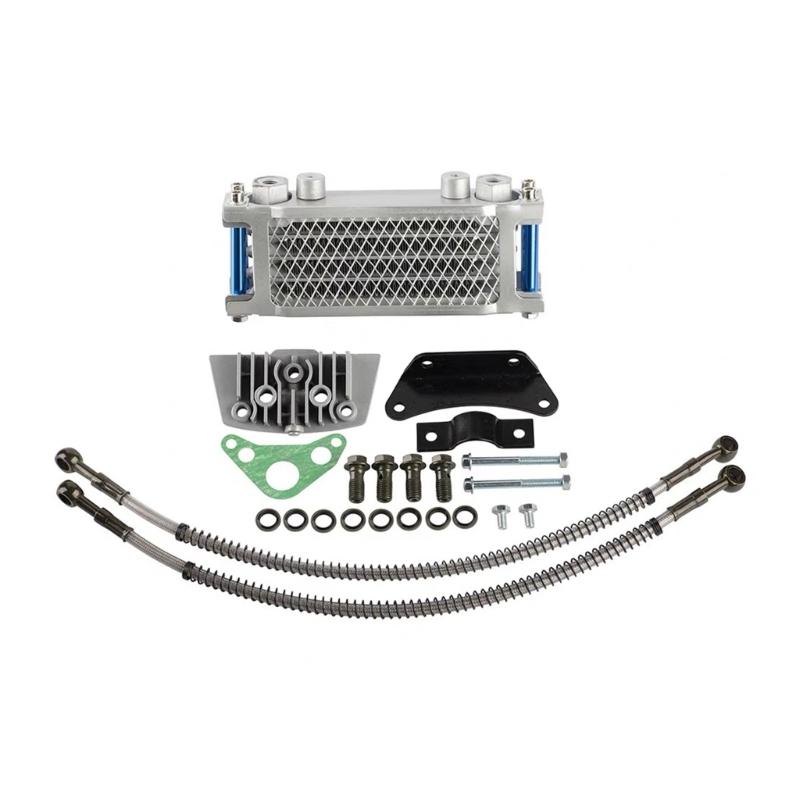 Motorcycle Cooling Radiator Engine Kit Universal for KLX 50 70 90 110 125 140CC Dirt Pit Modification Oil Coolers