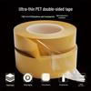 Transparent, High-Viscosity, Heat-Resistant, Removable, Traceless, Washable, Thickened Double-Sided PET Tape for Printing.